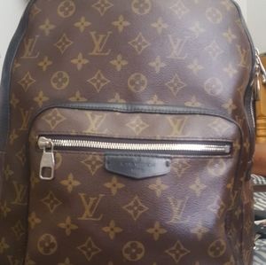 LOUIS VUITTON Monogram Macassar Josh Backpack